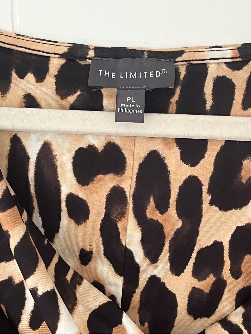 The Limited Animal Print Leopard Mini Dress Size Petite Large - Picture 8 of 16